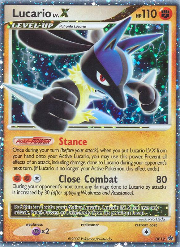 Lucario LV.X - DP12 Pokemon card from Diamond and Pearl Promos