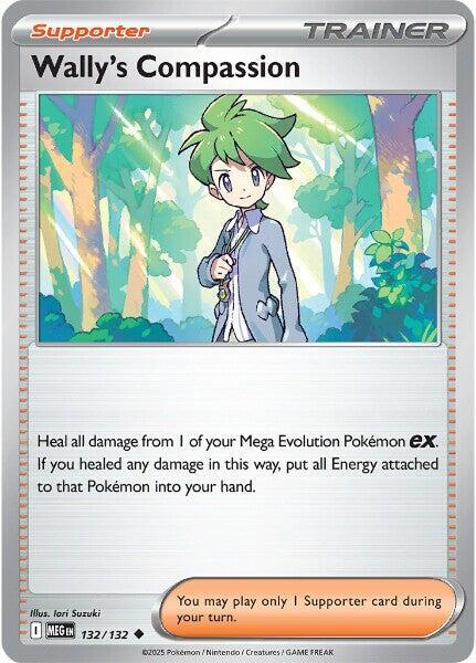 Wally's Compassion Pokemon card from ME01: Mega Evolution