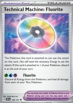 Technical Machine: Fluorite Pokemon card from Surging Sparks