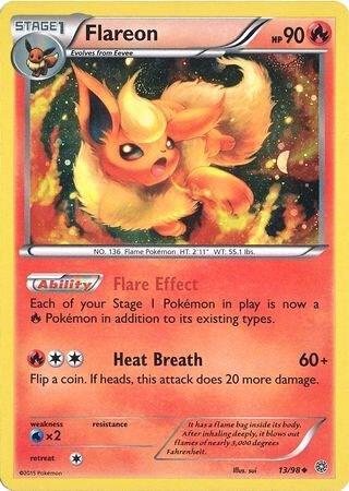 Flareon Pokemon card from Miscellaneous Cards & Products