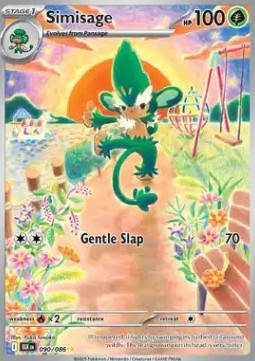 Simisage Pokemon card from Black Bolt