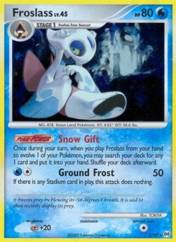 Froslass Lv.45 Pokemon card from Arceus