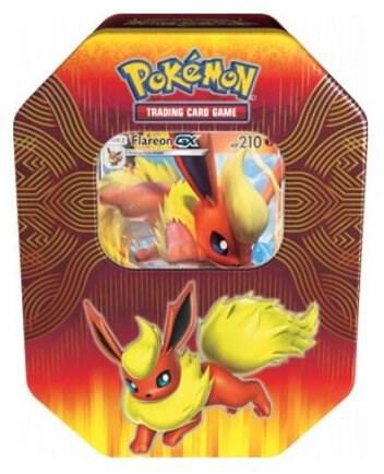 Elemental Power Tin [Flareon GX] Pokemon card from TCG: Tempest