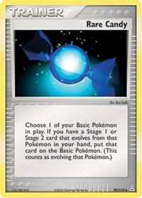 Rare Candy Pokemon card from Holon Phantoms