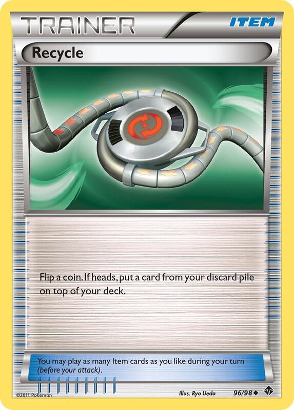 Recycle Pokemon card from Emerging Powers