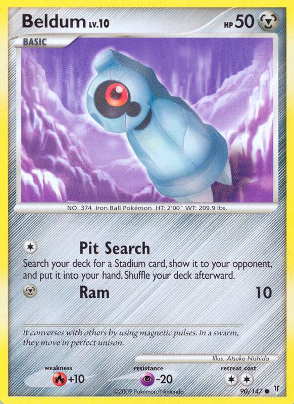 Beldum Pokemon card from Supreme Victors