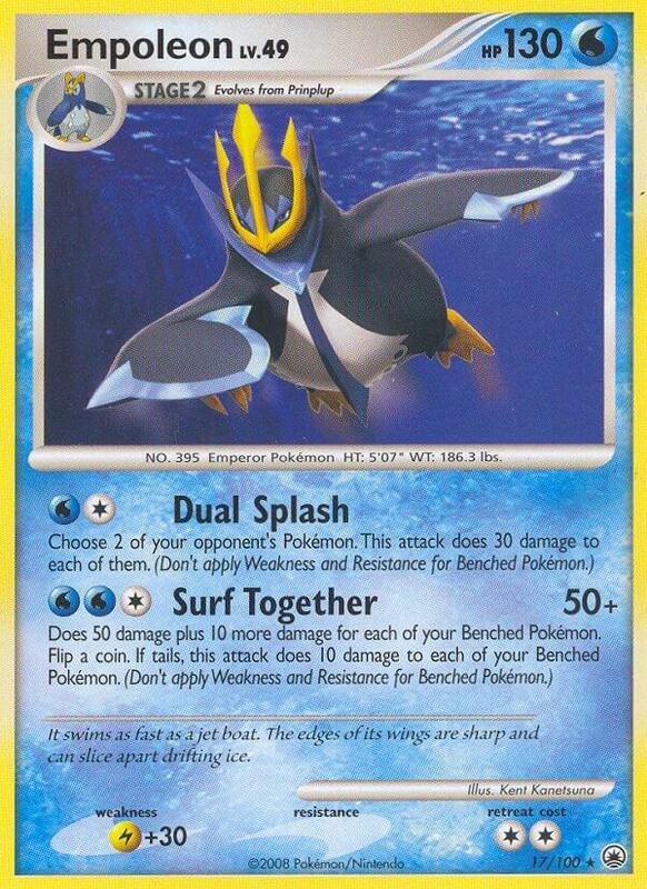 Empoleon Pokemon card from Majestic Dawn