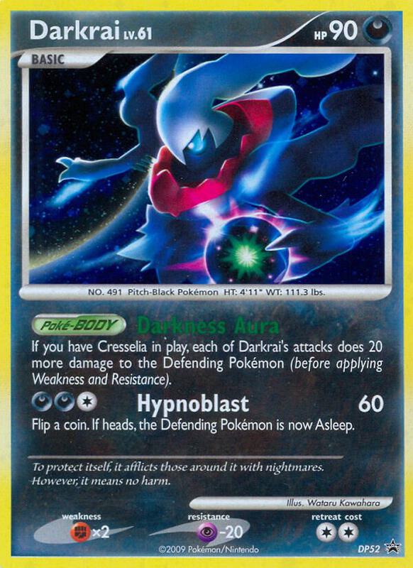 Darkrai - DP52 Pokemon card from Diamond and Pearl Promos