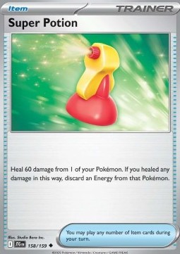 Super Potion Pokemon card from Journey Together