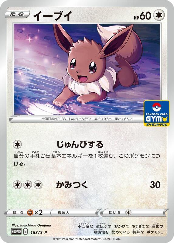 Eevee - 163/S-P (Japanese) Pokemon card from S-P: Sword & Shield Promos