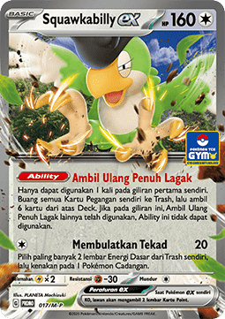 Squawkabilly ex (M-P/ID 017) M-P Indonesian Promos ID