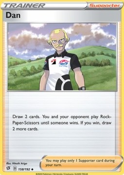 Dan Pokemon card from Rebel Clash