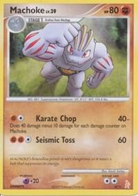 Machoke Pokemon card from DP Trainer Kit: Manaphy & Lucario