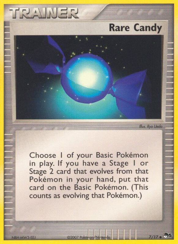 Rare Candy Pokemon card from POP Series 5
