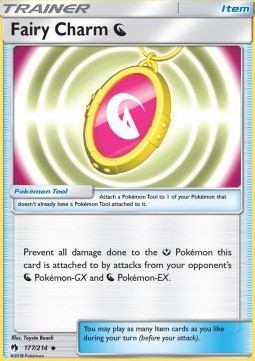 Fairy Charm Pokemon card from Lost Thunder