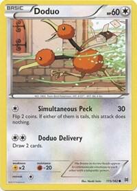 Doduo (115) Pokemon card from XY - BREAKthrough