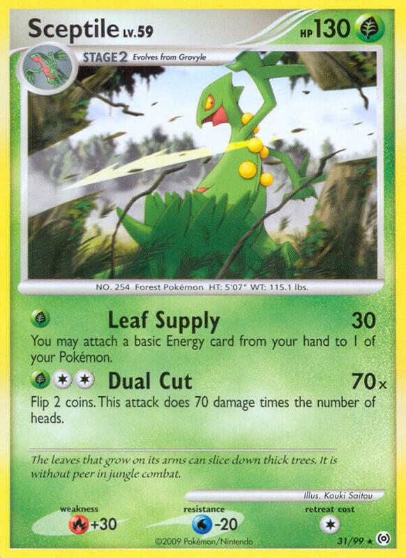 Sceptile (31) Pokemon card from Arceus