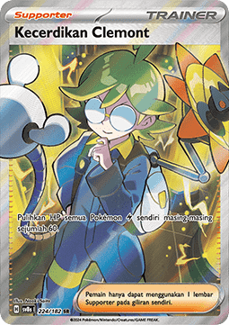 Clemont's Quick Wit Pokemon card from Stellar Lightning