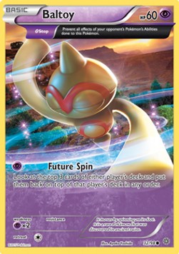 Baltoy Pokemon card from Ancient Origins