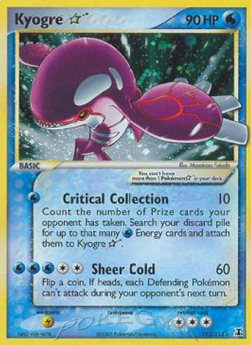 Kyogre Gold Star (Holo)