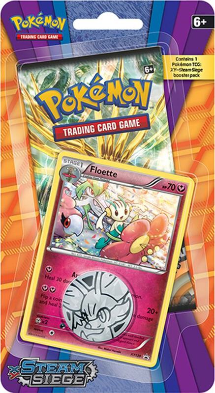 Steam Siege Single Pack Blister [Floette] Pokemon card from XY - Steam Siege