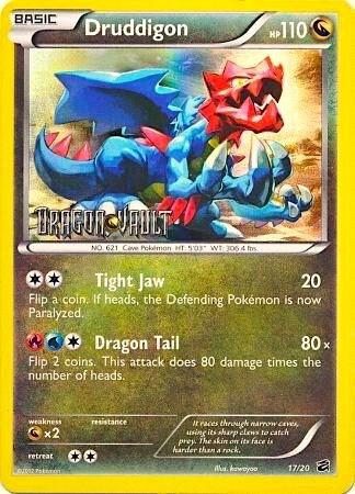 Druddigon Pokemon card from Blister Exclusives
