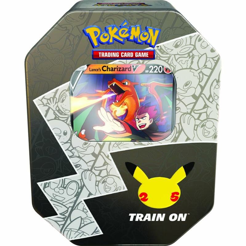 Pokemon Celebrations International Tin [Lance's Charizard V] Pokemon card from Celebrations