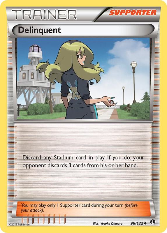 Delinquent Pokemon card from XY - BREAKpoint