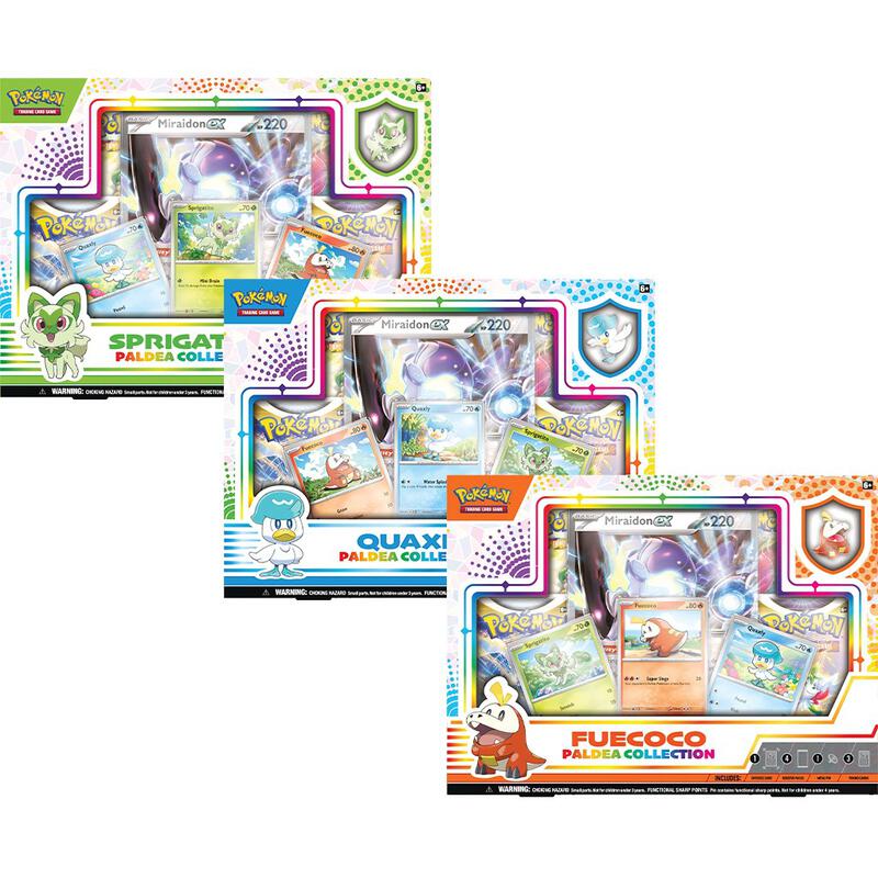 Paldea Collection [Set of 3] (Miraidon ex) Pokemon card from TCG: Tempest