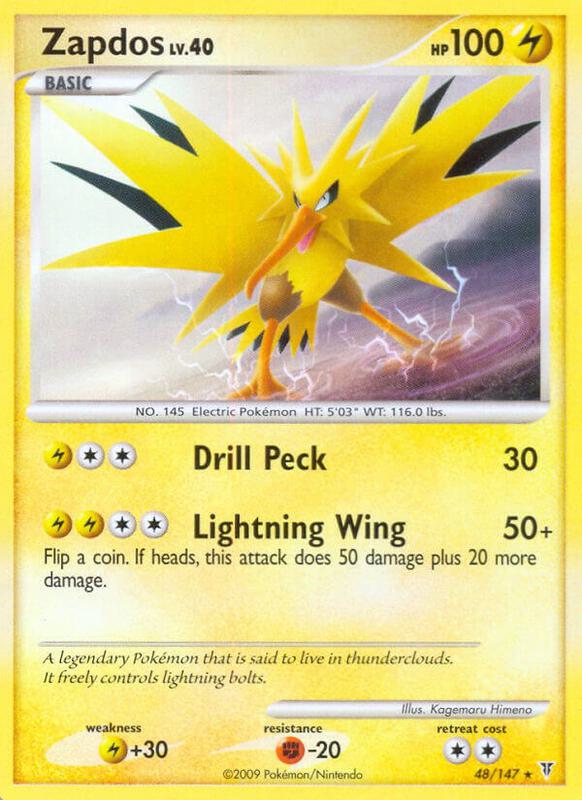 Zapdos (48) Pokemon card from Supreme Victors