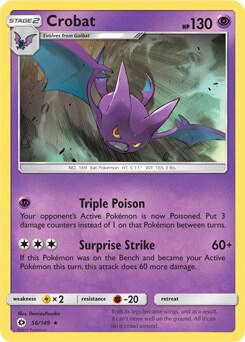 Crobat Pokemon card from Blister Exclusives