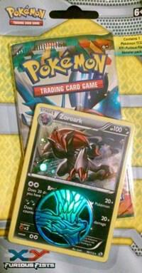 Furious Fists Single Pack Blister [Zoroark] Pokemon card from XY - Furious Fists