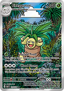 Exeggutor Pokemon card from Mega Evolution IDTH