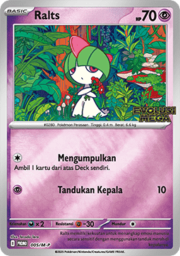 Ralts (M-P/ID 005) M-P Indonesian Promos (Holo)