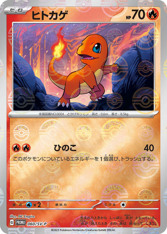 Charmander - 060/SV-P (Japanese) Pokemon card from SV-P Promotional Cards