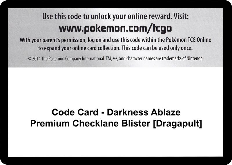 Code Card - Darkness Ablaze Premium Checklane Blister [Grimmsnarl] Pokemon card from SWSH03: Darkness