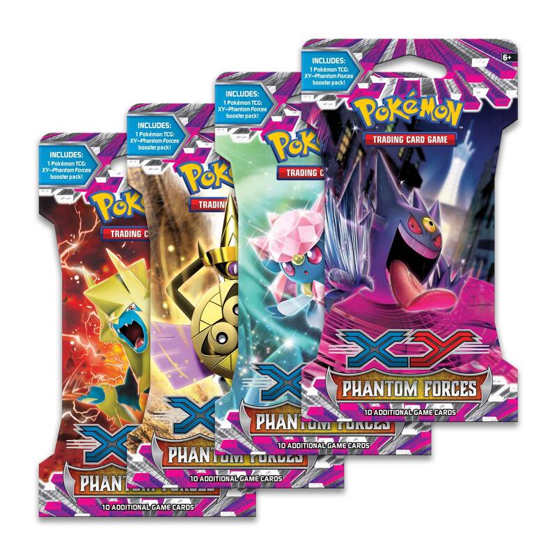Phantom Forces Sleeved Booster Pack Art Bundle [Set of 4] Pokemon card from XY - Phantom Forces