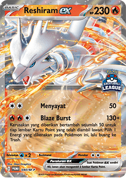 Reshiram ex (M-P/ID 040) M-P Indonesian Promos ID