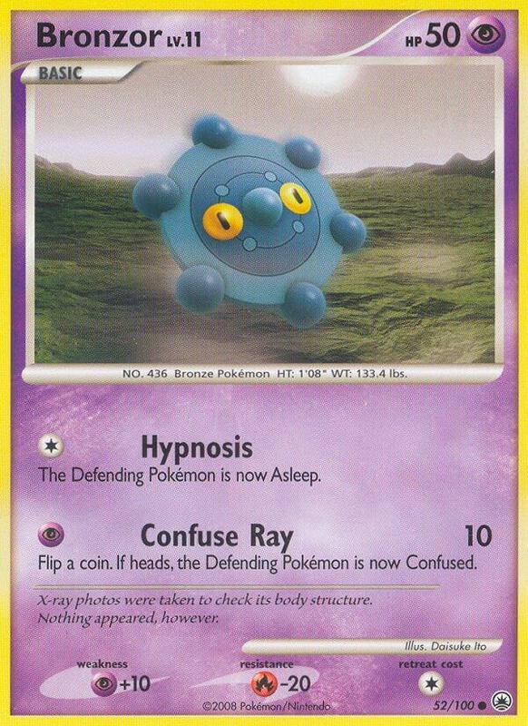 Bronzor Pokemon card from Majestic Dawn