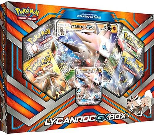 Lycanroc GX Box Pokemon card from SM Base Set