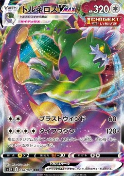 Tornadus VMAX Pokemon card from Silver Lance