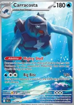 Carracosta Pokemon card from Black Bolt