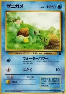 Squirtle Pokemon card from Intro Pack (Squirtle)
