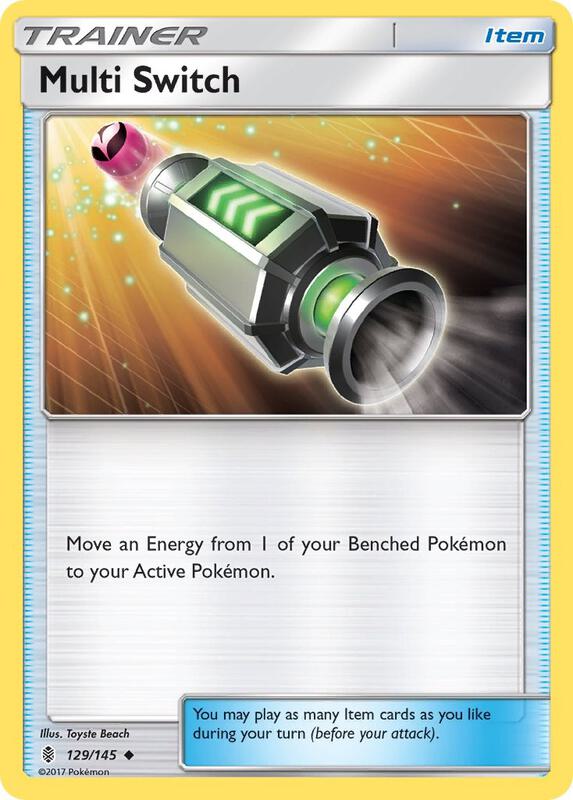 Multi Switch Pokemon card from SM - Guardians Rising