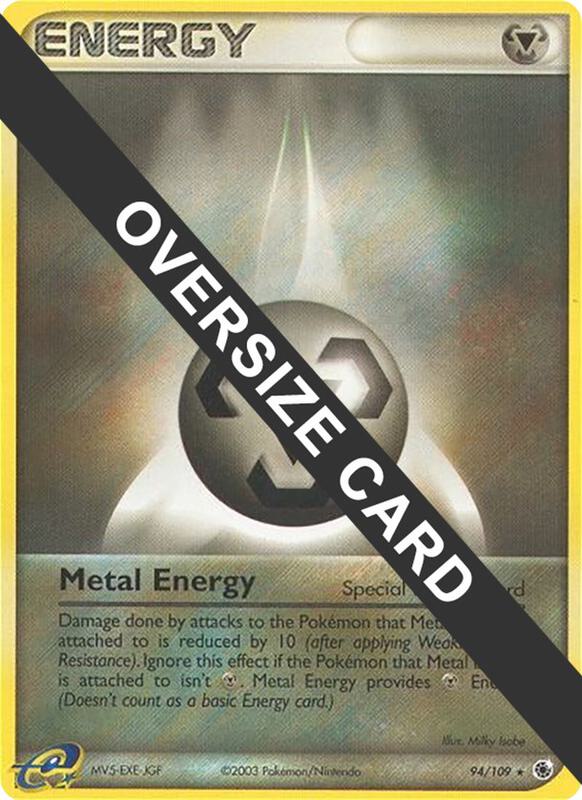 Metal Energy Pokemon card from Jumbo Cards
