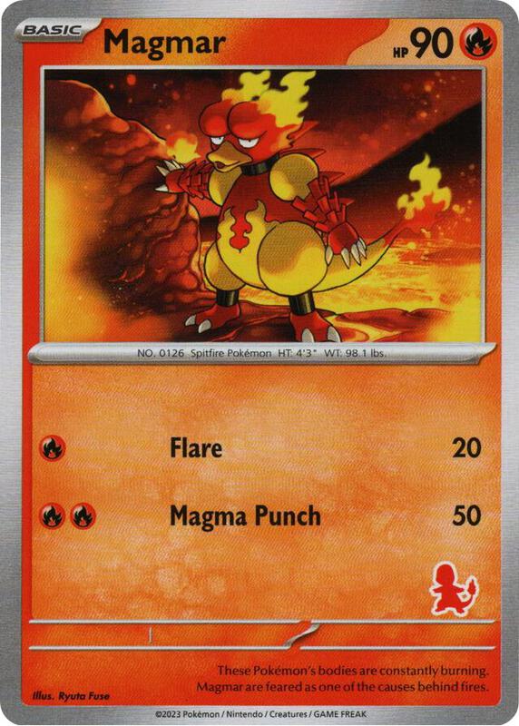 Magmar Pokemon card from My First Battle