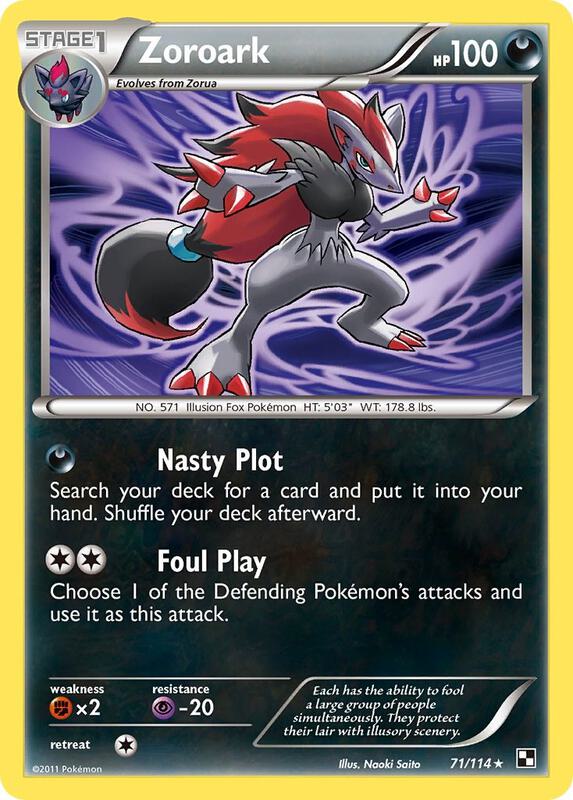 Zoroark Pokemon card from Deck Exclusives