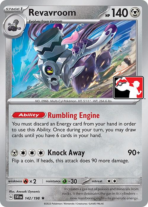 Revavroom Pokemon card from Prize Pack Series Cards