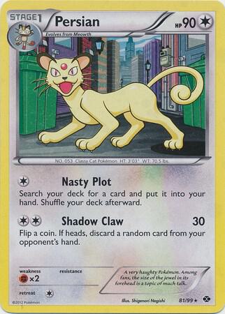 Persian Pokemon card from Blister Exclusives