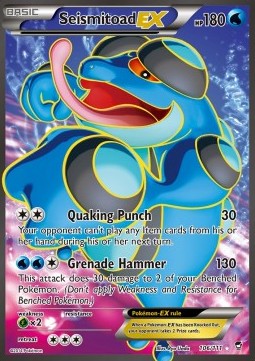 Seismitoad EX (Holo)